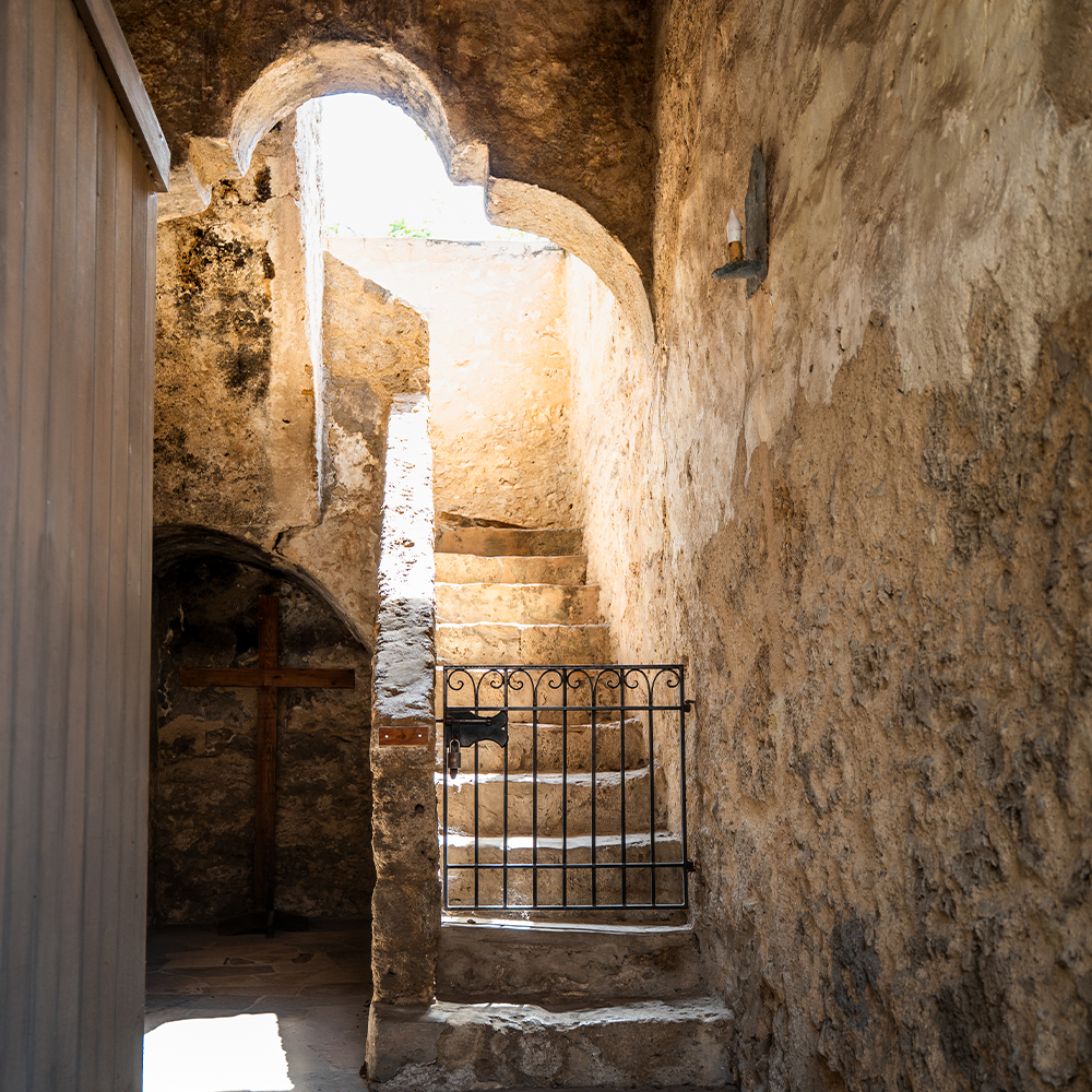 San Antanio Mission Conception Stairway